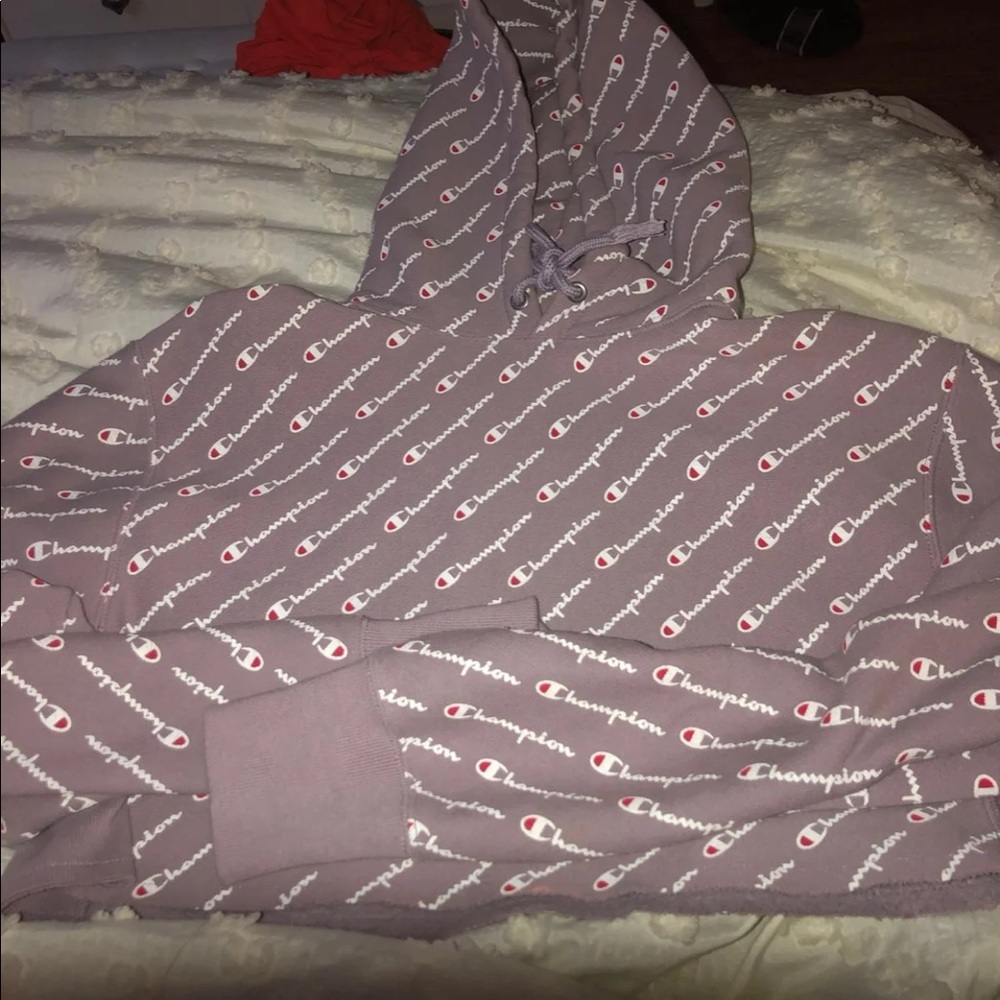 Cropped champion hoodie